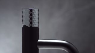 Смеситель для раковины Boheme Stick Black diamond чёрный/хром 121-BCR